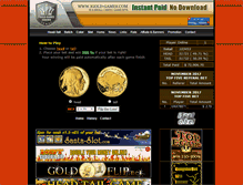 Tablet Screenshot of 1gold-games.com